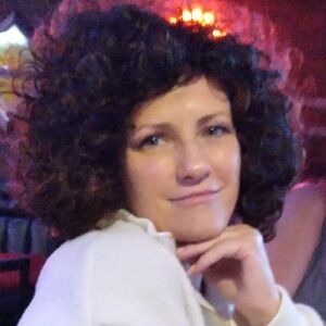 Gorgeous, thick curly hair, brunette wig